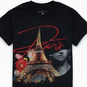 Sale: Mens Black Graphic T-Shirt - XL